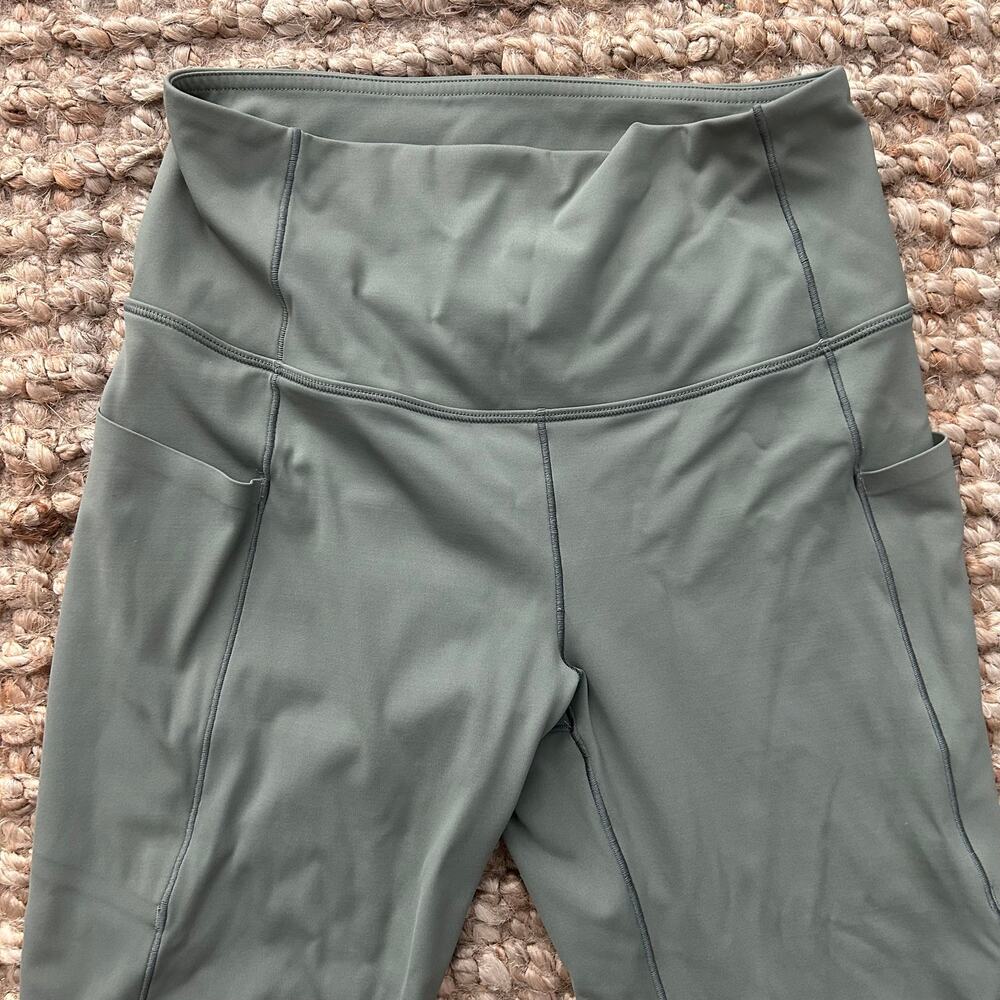 Arc'teryx Essent High Rise Utility Leggings Sage Green S Est Pockets - Picture 4 of 6
